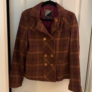 Volcom M pea coat style jacket